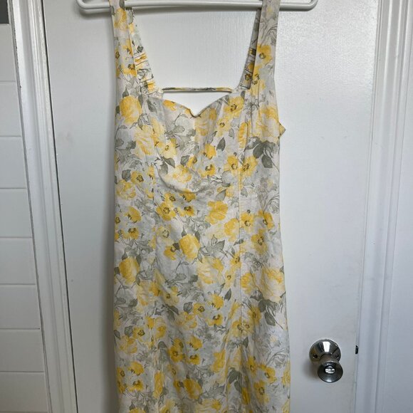 Hollister Linen-Blend Structured Mini Dress - Picture 4 of 6